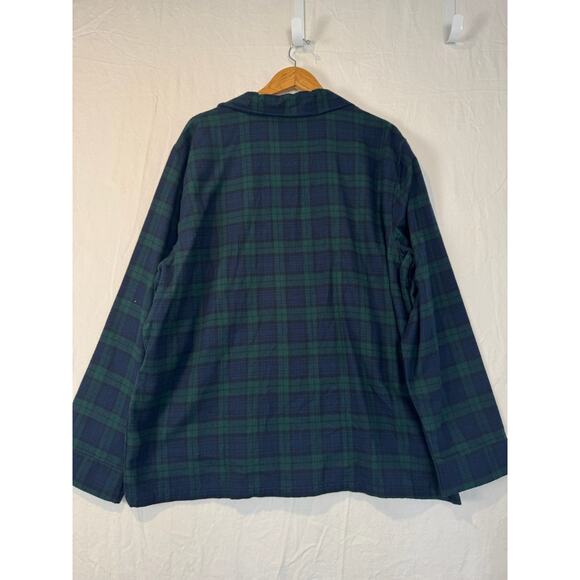 LL Bean Pajama Scotch Plaid Flannel 2 Piece Pajama Set Sz XL Loungewear - Picture 5 of 10